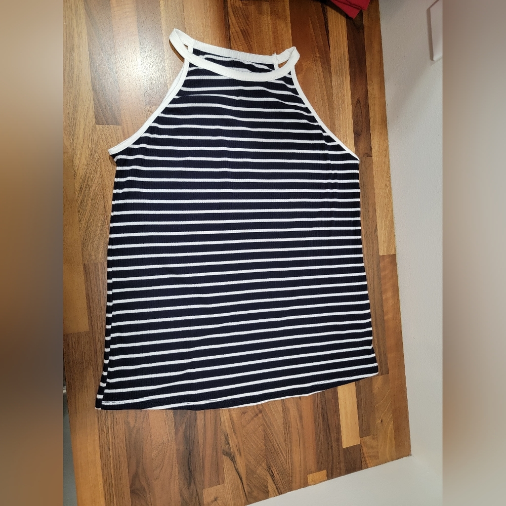 NWT Women's Striped Tank Top Size XL - Picture 2 of 9